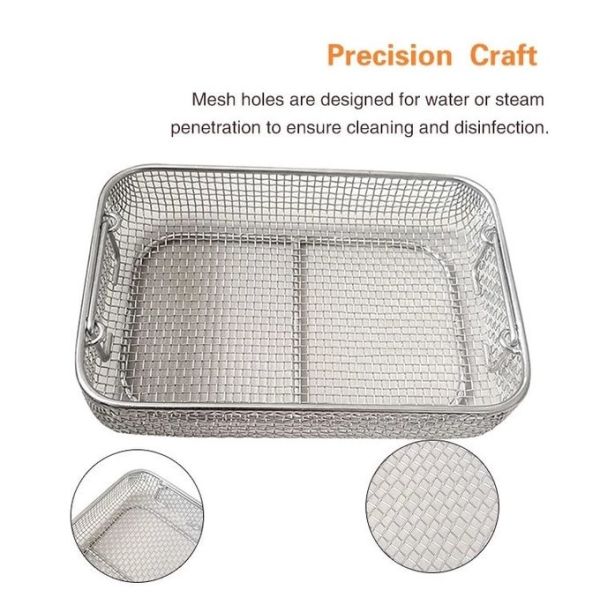 100mm Height 1mm Wire Stainless Steel Wire Baskets For Household