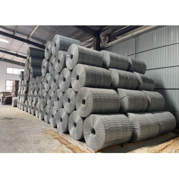 145meter Roll Length Galvanized Offshore Gas Pipeline Reinforcement Welded Mesh