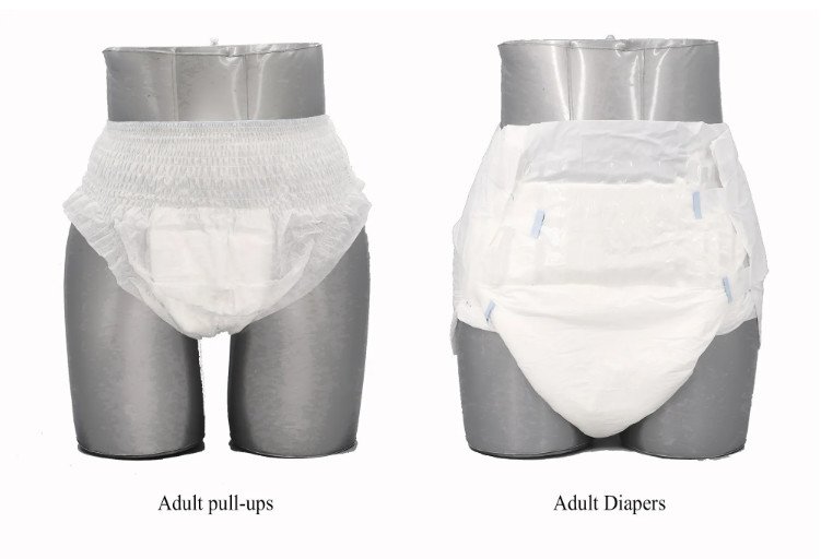 Nonwoven Disposable Adult Diaper Soft Breathable For Elderly Incontinence