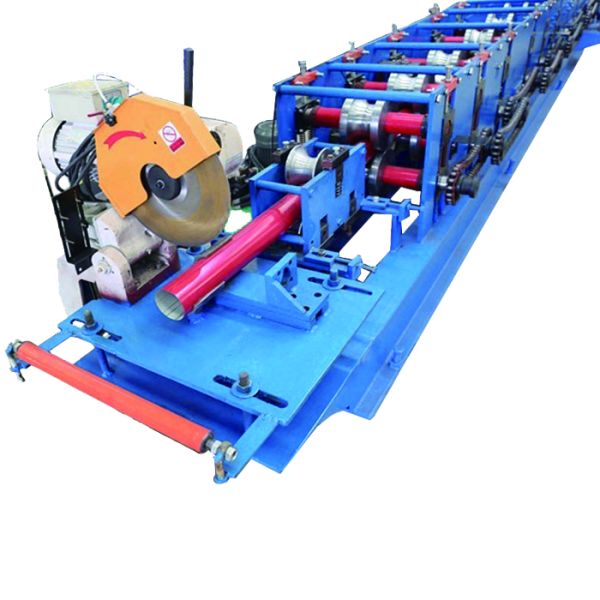 Full Automatic Water Downpipe Forming Machine Colored Steel PPGI