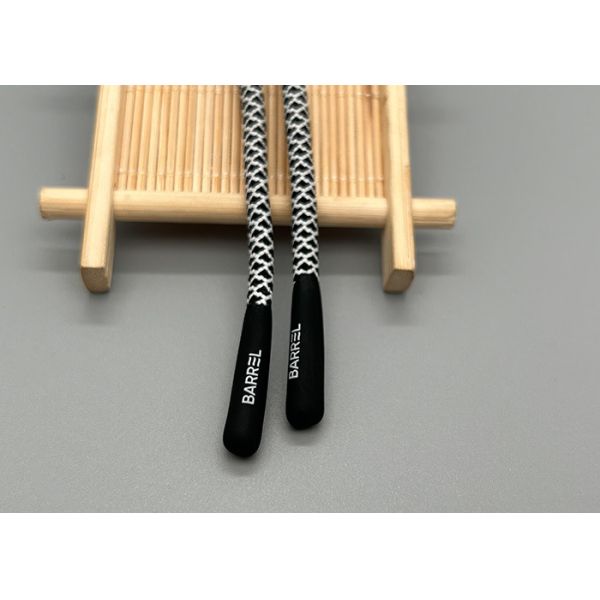 Round Customized 5mm Drawstring Cord With Silicone End And Printed Logo