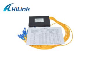 CATV Network PLC Optical Splitter , 1X32 PLC Splitter Module With ABS Box