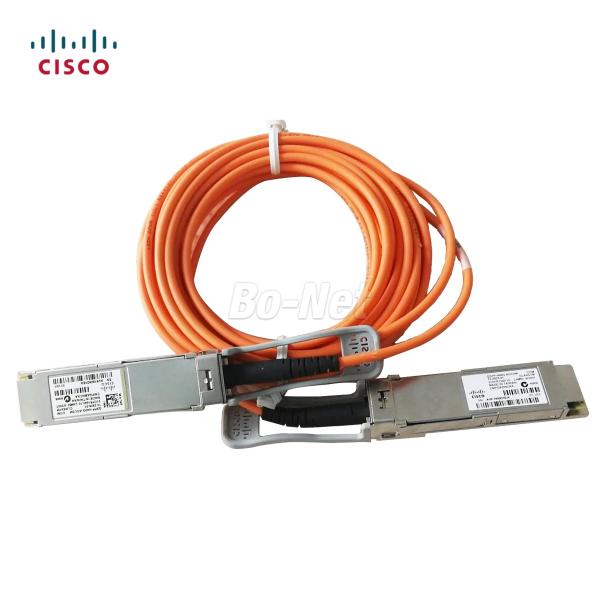 Quality Cisco QSFP-H40G-AOC5M 40GBASE Active Optical Cable, Cisco 5m Cable for sale