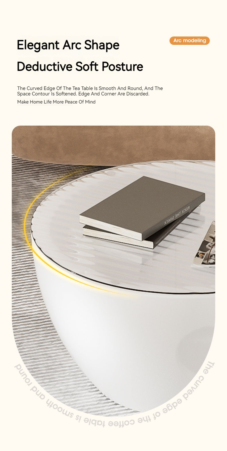 Environmentally friendly Roto Molded Furniture easy to move Round coffee table