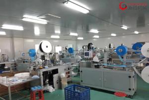 Medical Non Woven Mask Making Machine Rustproof 220V-50/60Hz Automatic Control