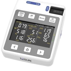 China RoHS User-Friendly Lysun GULP-101 IVD Test Glucose And Heart Rate Monitor wholesale