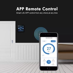 Digital Display Intelligent Gas Furnace Thermostat Tuya Smart Wifi Electric