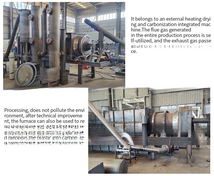 Environment Friendly Charcoal Making Machine Biochar from Rice Husks and Coal Powder