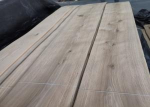 China Natural Sliced Knotty American White Oak Veneer Sheets For Decoration wholesale