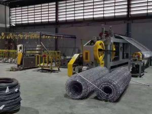 China 100x120mm Hexagonal Wire Netting Machine / Galvanized Gabion Making Machine wholesale