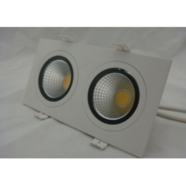 Led double downlight, square downlight 2*3watt Epistar cob chip