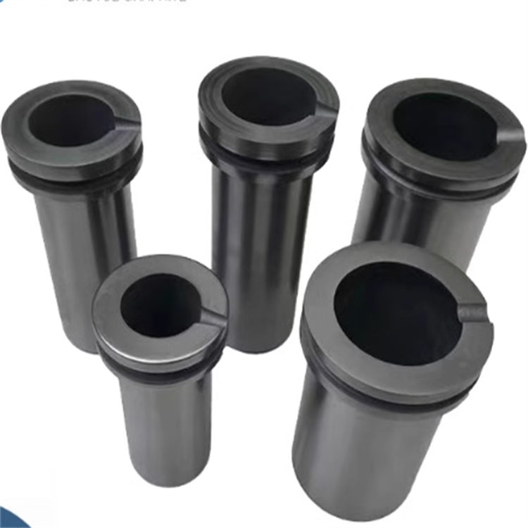 Standard Size High Temperature Double Ring Graphite Crucible for Induterm Advantage4