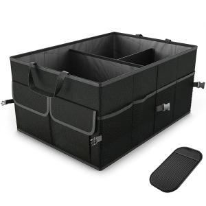 China Car Trunk Organizer Collapsible Auto Trunk Storage Box Non Slip Bottom Securing Straps wholesale