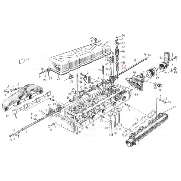 495AG Diesel Engine Spare Part - Inlet Valve Guide - 495A-01015