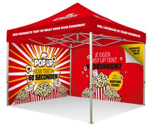 Pop Up 3x3 Pop Up Marquee With Walls, Single Double Side Printing For Event