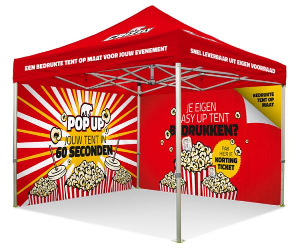 Quality Pop Up 3x3 Pop Up Marquee With Walls, Single Double Side Printing For Event for sale