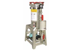 FRPP Chemical Filtration Systems for Electro plating solution 80L/min 260W