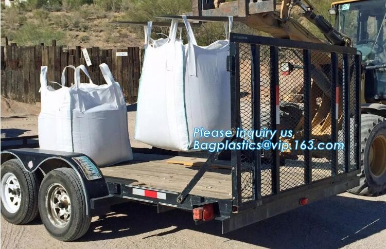 customizable PP u-panel baffle big bag /coated white woven PP jumbo bag/ventilated 4 panel baffle bag/all colors availab