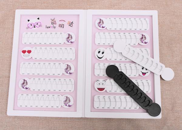Quality Magnetic Nail Display Board For Crylic Color Nail Display Album 8 Colors Per Piece for sale