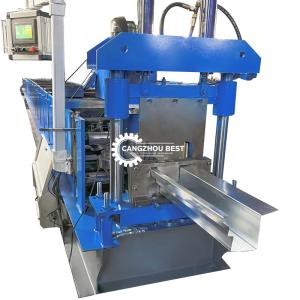 China Hydraulic Pressing  Rain Gutter Forming Machine Gutter Making Machine Rustproof on sale