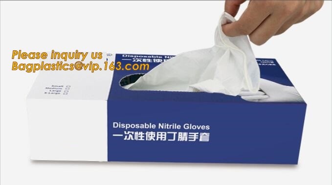Medical Disposable Nitrile Coated Hand Gloves,Industrial Garden Working Resistant Disposable Nitrile Black Gloves BAGEAS