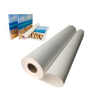 China Latex / Eco Solvent Inkjet Poly Cotton Canvas Matte Finish For Large Format Printing wholesale
