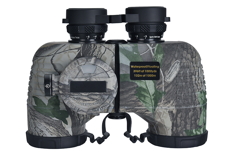 7x Magnification Marine Telescope with Compass and Rangefinder