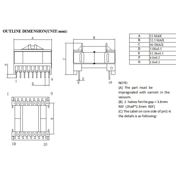 USTC Wire Large Power Transformer Lighting Appliance Converter Inverter