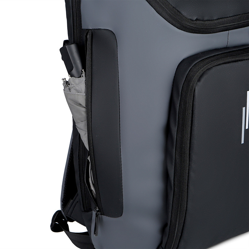 No Logo Ready Goods Black Laptop Backpack Complicate And Luxury Backpack