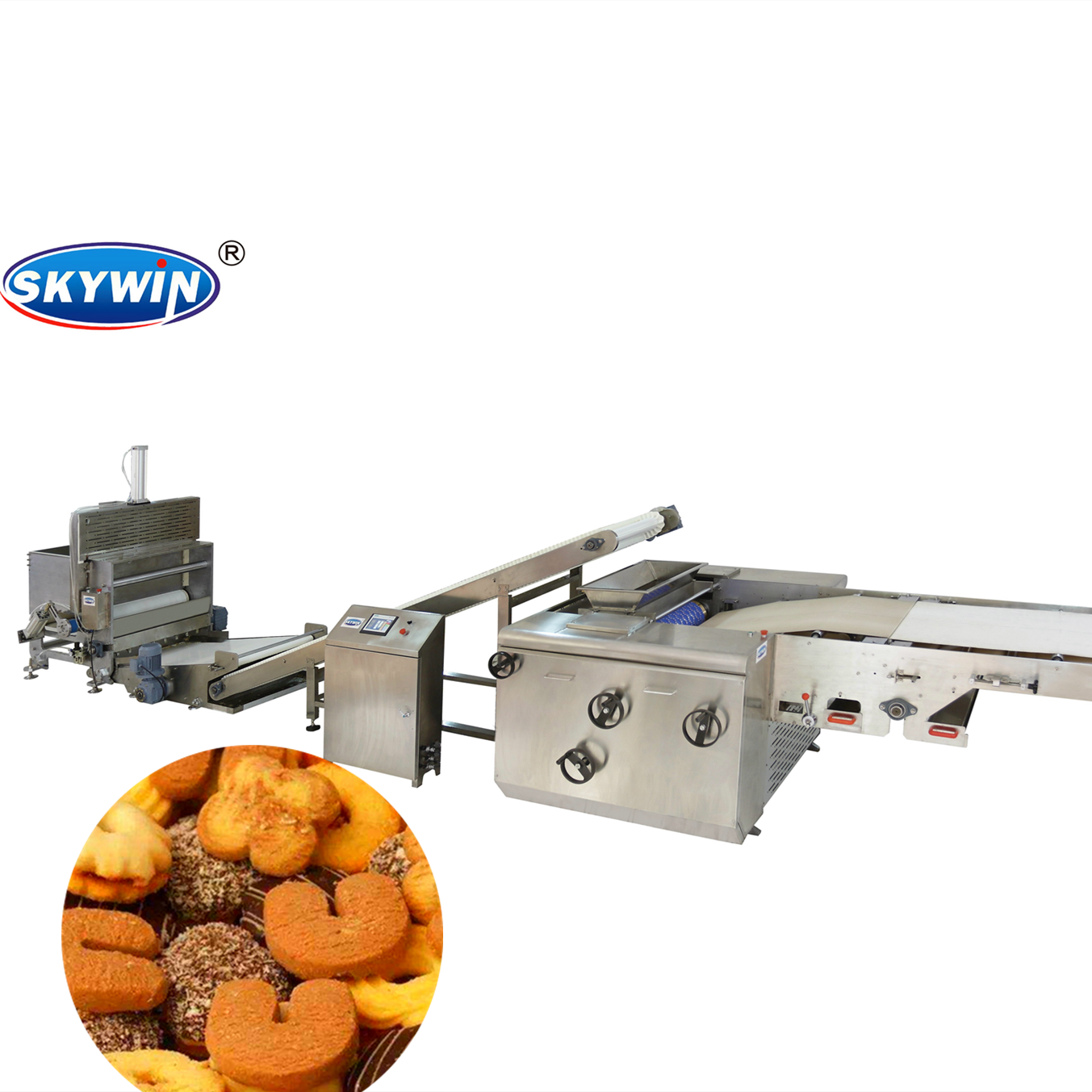 Skywin Hot Selling New Rotary Molder Soft Biscuit Making Machine Stainless Steel With Factory Price