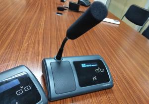 China Portable Desktop Conference Microphone Delegate Unit / Audio Conference System wholesale