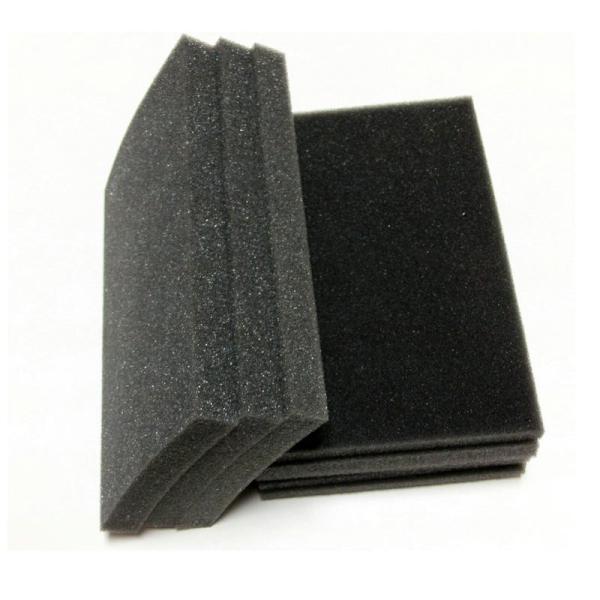 Quality Durable PU Foam Sponge , Soft PU Foam Sheet Elastic Black / White for sale