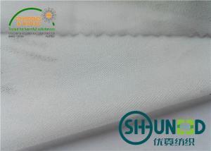 China Circular Knit Stretch Interlining Material With Double Dot PA Coating C5027P wholesale