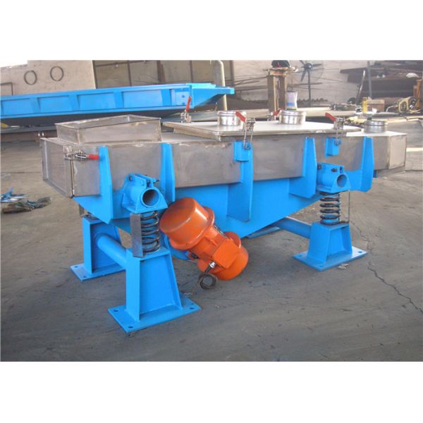 High Capacity Linear Vibrating Screen Machine Used In Animal Feed Industry