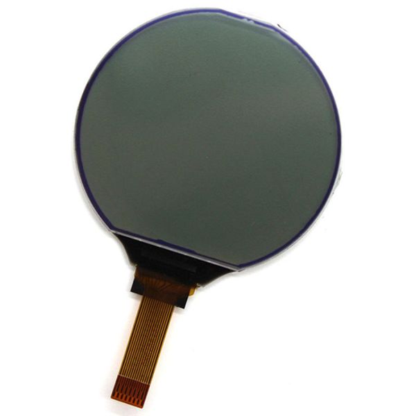 Round PMOLED Display Module White Monochrome With IC SSD1327Z