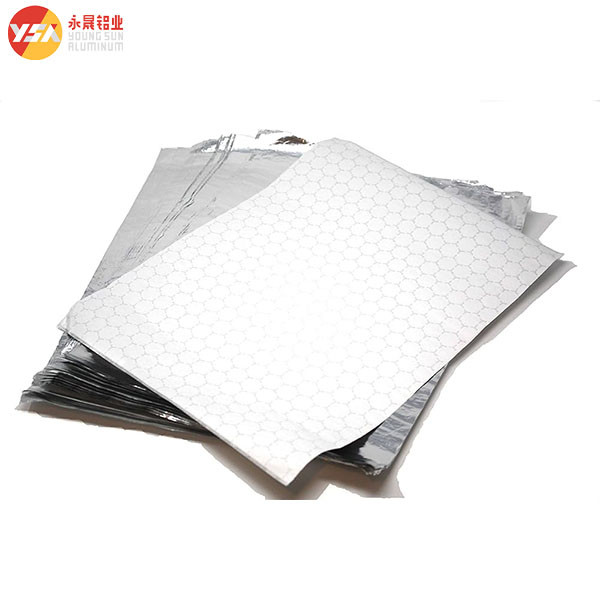 Burger Foil Hexagon Honeycomb Paper Laminated Aluminum Foil Burger Wrapping