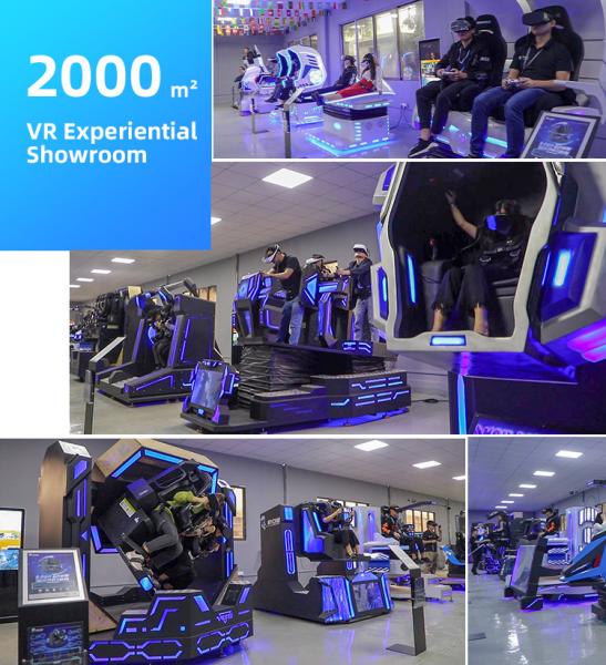 Single 9D VR Simulator 1.5KW Virtual Roller Coaster Machine For Home Thether