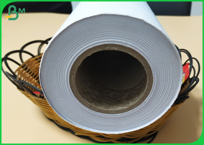 Inkjet Printing 60gsm Bond Plotter Paper Roll For Drafting Printer