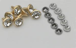 China Exquisite Metal Shoelace Eyelets Silver Gold Customized Color For Ladies Shoes wholesale