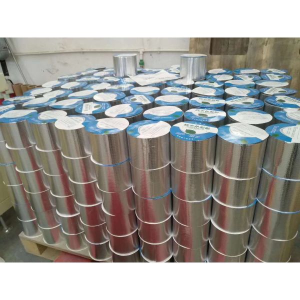White color adhesive Aluminium Butyl Rubber Tape For Construction Surface Flashing