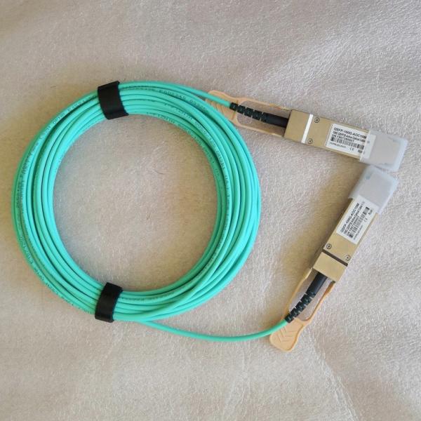 Quality Juniper Cisco Compatible SFP Transceiver Module 100G QSFP28 To QSFP28 AOC Active Optical Cable Data Center 10M,15M for sale