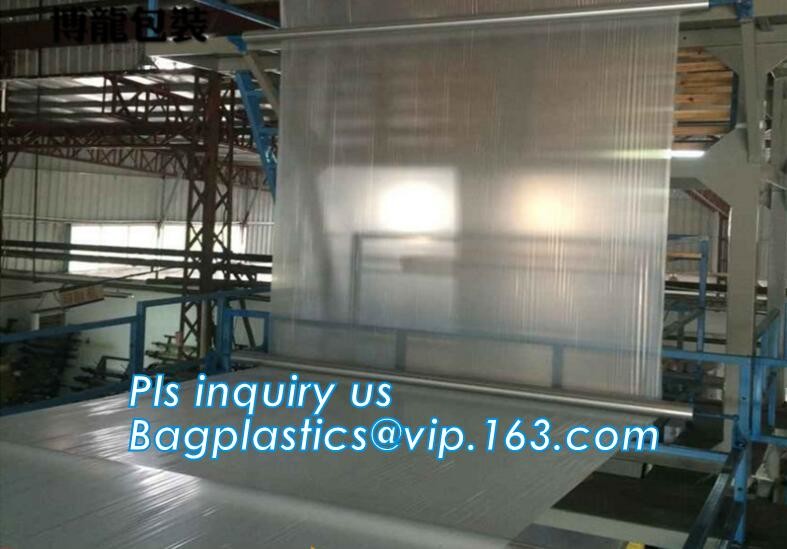 Customized Square Bottom or Side Guesst Plastic Protective Pallet Covers, 4 Mil Dust proof Clear Pallet Covers, BAGPLAST