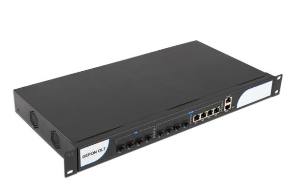 Quality Ethernet FTTH EPON GPON OLT 4 Port  19 Inch 1U  WEB CIL Management for sale