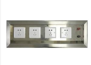 China Clean Room Power Socket Box Five Position Non Static Dust Proof wholesale