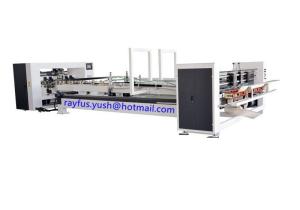 China Corrugated Carton Box Stitching Machine / Automatic Folder Gluer Counting Stacking wholesale