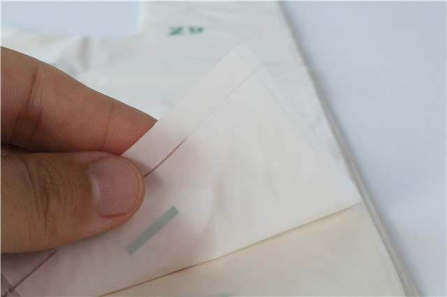 100% Biodegradable Plastic Compostable T Shirt Bag Shopping Bag for supermarket