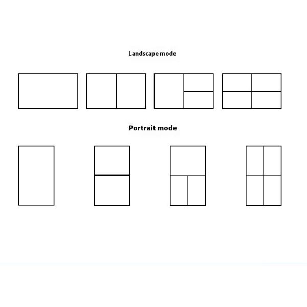 High Brightness Waterproof Lightning-Proof Outdoor Wall-Mounted Advertising Machine Sunscreen LCD Display for Outdoor Ads