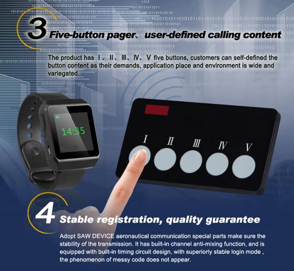 clothing factory wireless electric calling bell on tailers operation desk to call manager for assistance