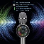 2600mAh USB Wireless Bluetooth Microphone Support Micro SD Card 32GB With Light