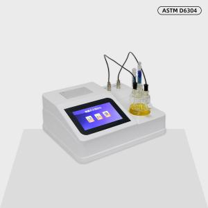 China 0.01ugH2O Petroleum Test Equipment 60w Karl Fischer Titrator ASTM D6304 Standard wholesale